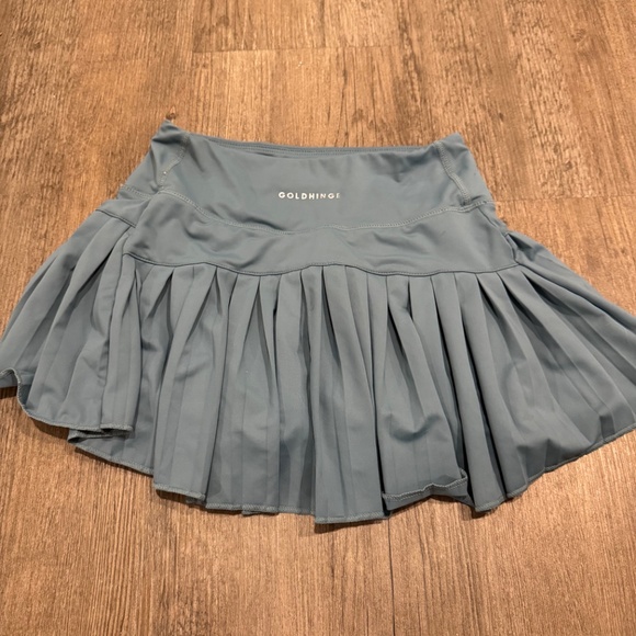 Blue gold hinge skirt - Picture 3 of 3